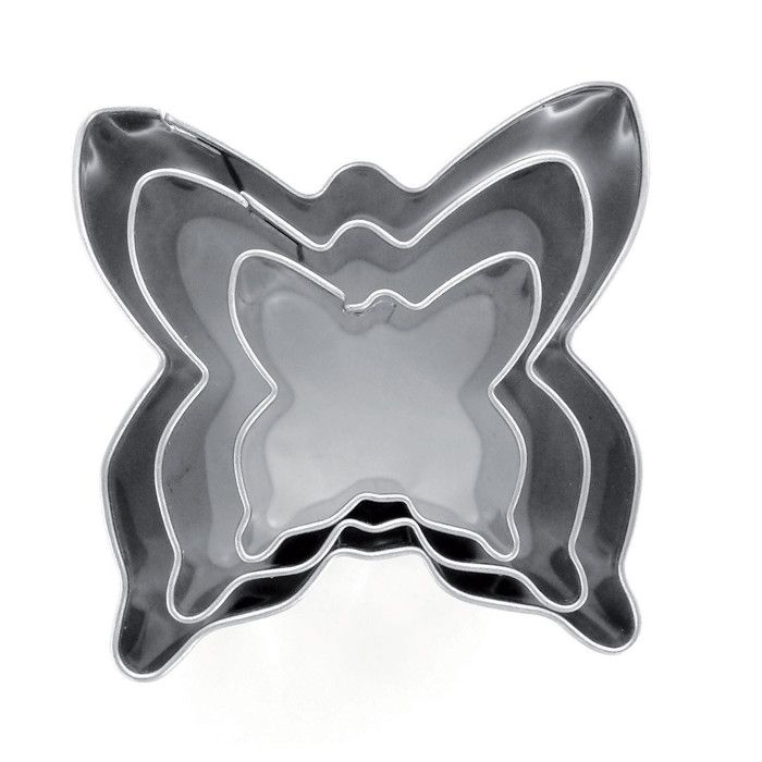 Emporte-pièces métal Papillon 3 pièces