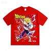 Dragon Ball Super Saiyan European Print Pattern Tshirt Casual Shortsleeved Tshirt Casual and Comfortable Parentchild Outfit