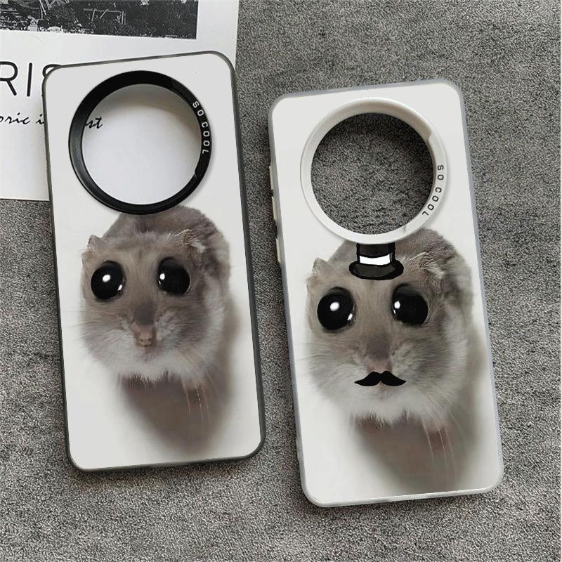Funny Sad Hamster Meme Soft Phone Case for Xiaomi Redmi Note 13 14 15 Pro Plus 12S 12 11S 11 11T 10S 10 Shockproof Cover Back Sh