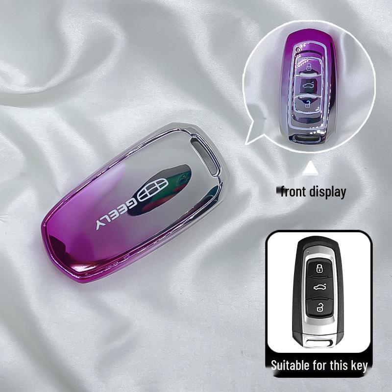 Geely Car Key Protective Cover for Emgrand, GS, S1 Boyue, X3 Vision, X6 King Kong, X1 Borui.