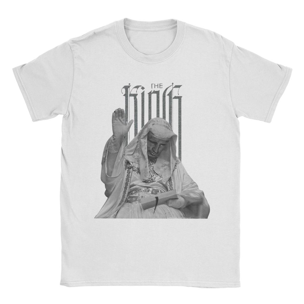 The Lepre King Baldwin IV T Shirt for Men 100 Cotton Novelty TShirts Crew Neck  Tees Short Sleeve Tops Adult