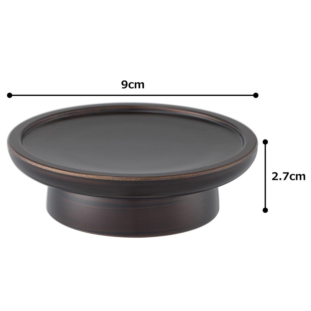 Sunmany Modern Buddhist Altar Offering Table, 3.0 Inches, Yamanaka Lacquerware, Made In Japan, Perfect for Buddhist Altars, Obon, and Memorial