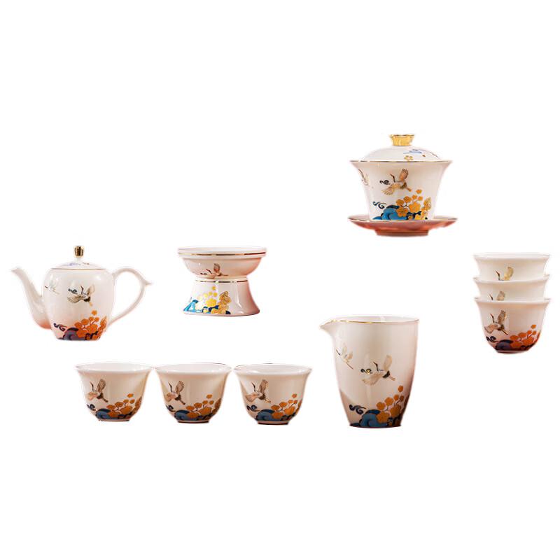 Tao Ding Xuan Chinese White Porcelain Tea Set