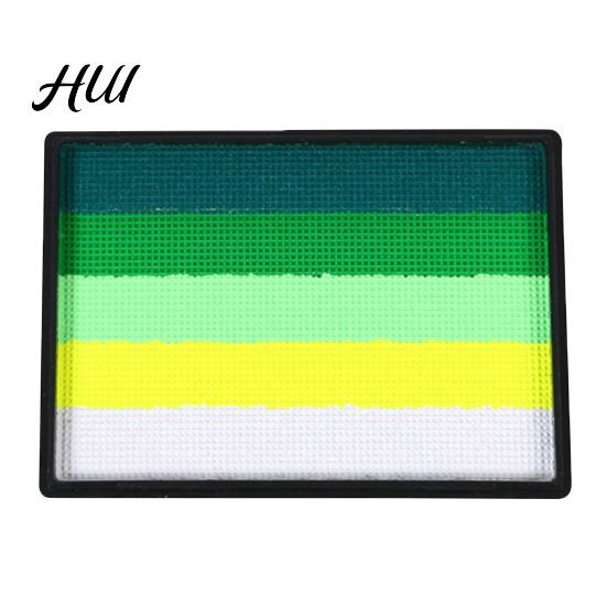 Regenbogen Gesichtsfarbe 50G für Körperbemalung, Hochpigmentiertes Make-up Kinder Halloween Party Cosplay, Abwaschbar Erwachsene Langanhaltend
