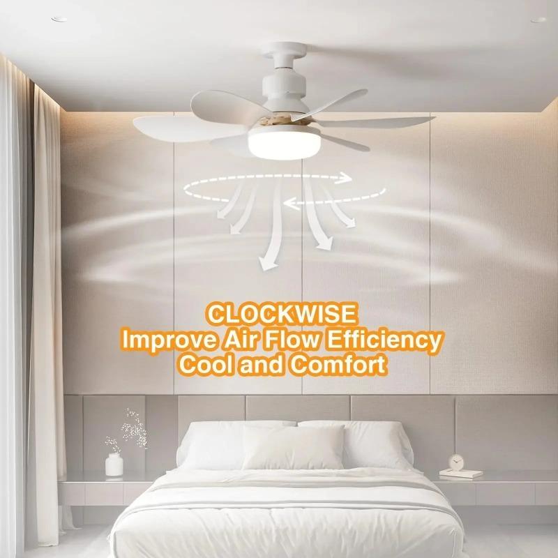 With Remote Control LED Ceiling Fan Light 3 Speeds Wind Silend Motor 30/40W Ceiing Fan Lamps Tricolor Dimmable Ceiling Fan Lamp