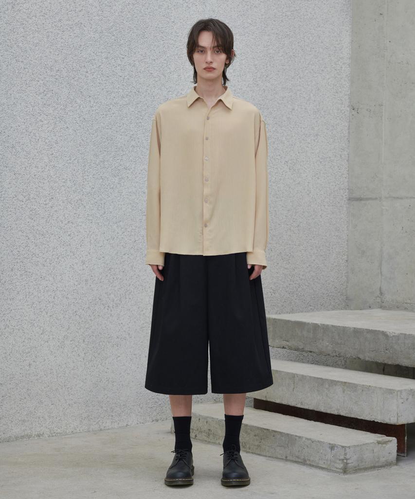 GLW Cotton Bermuda Pants Black