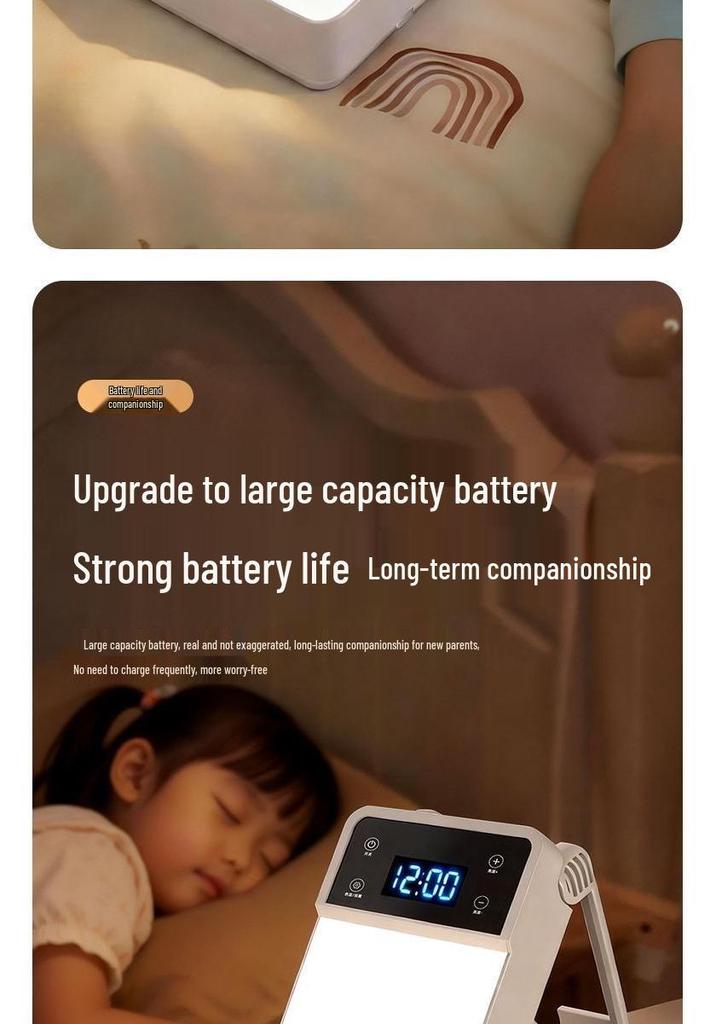 Multifunctional Eye-Caring Touch Desk & Night Lamp with Stepless Dimming and Charging Features