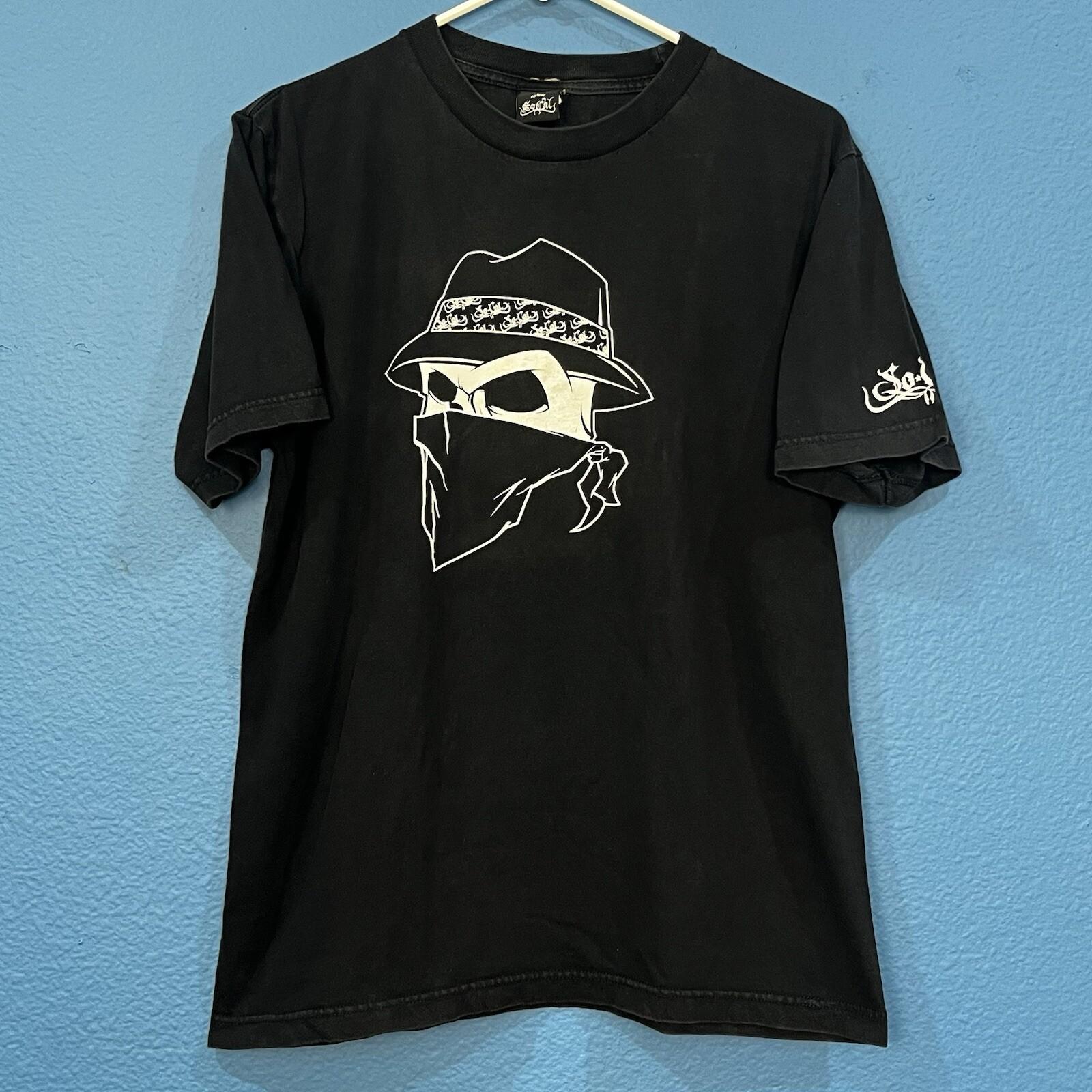 No Fear So Cal Skeleton Bandana Graphic Shirt Size Medium S
