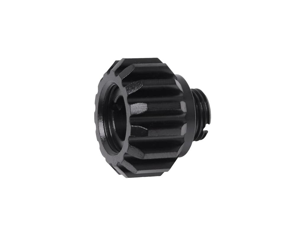 COWCOW TECHNOLOGY A02 Silencer Adapter (11mm Clockwise Thread to 14mm Counterclockwise Thread) Black