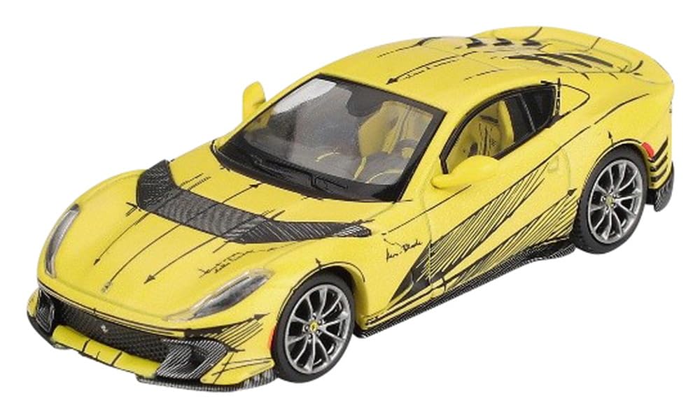 

Sunrich BBR Масштаб Ferrari 812 Competition Индивидуальная сборка Готовый продукт BBRFER64032 1/64