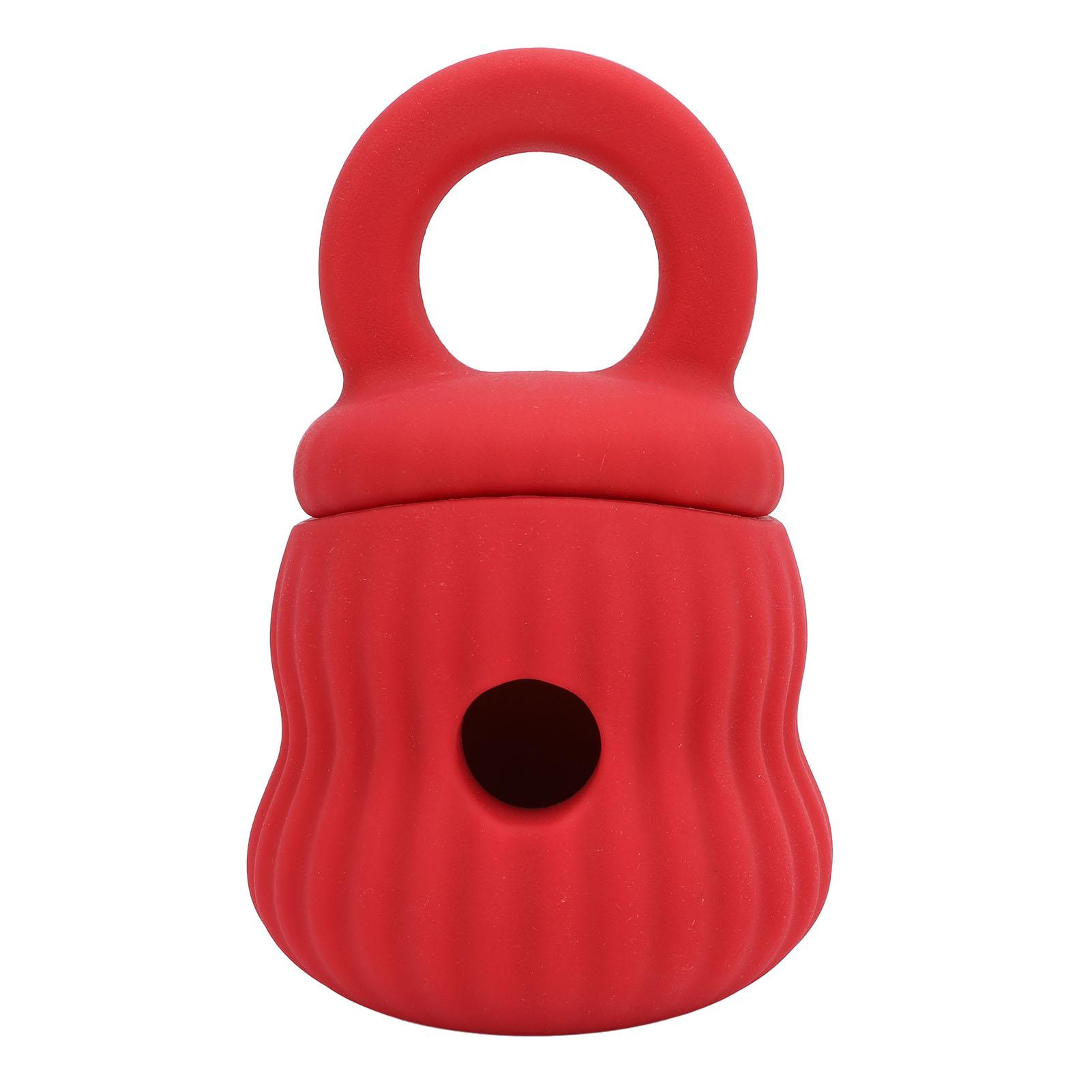 

Игрушка для медленного кормления собак интерактивная силиконовая термостойкая предотвращает проблемы с пищеварением снижает беспокойство S Light Red