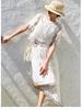 Women's Summer Embroidered Xiang Style Skirt Suit - French Socialite Collection