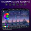 RGB Firework Strip Lights LED Bluetooth APP Control Neon Strip USB 5V Changing Smart Lamp Sync Music Bedroom Decor Dream Light