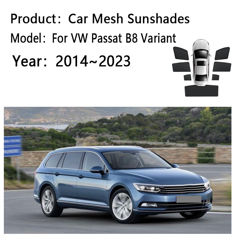 Sun Shades For Volkswagen VW Passat B8 2014~2023 Variant Sunshade Heat Insulation Curtain Privacy Window Visor Car Accessories