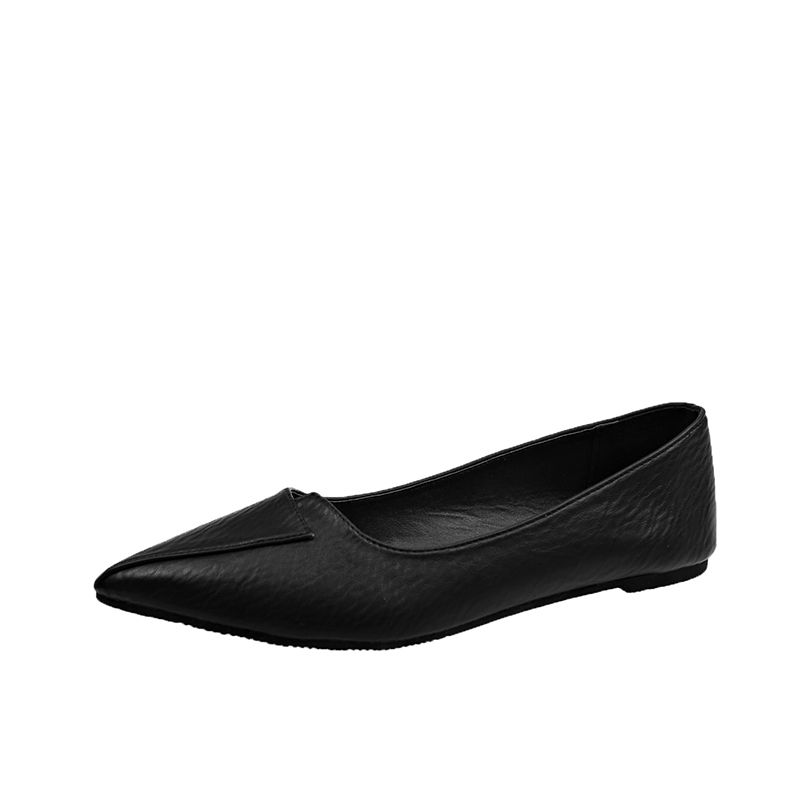 Women's Shoes Spring and Autumn New Style Pointed Shallow Mouth Flat Shoes Versatile Soft Sole Flat Shoes