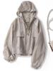 QUNCHAORI Rash Sun UV Short Puff UV Oversized Women's Guard, Protection, Protection, Hooded, Swimsuit, Cardigan, Length, See-Through, Sleeves,