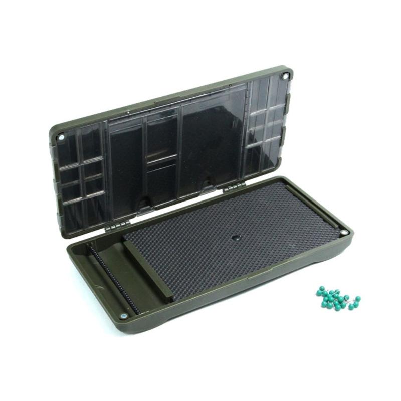 

Fishing Line Hook Storage Case Carp Fishing Tackle Box Container Box Magnet Closure Organizers Portable Tackle Tray 1