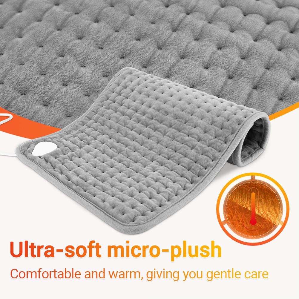 Electric Heating Waist Belt with 4 Timer Winter Heater Mat Auto Shut Off Back Heating Support Belt for Lower Back Period Stomach