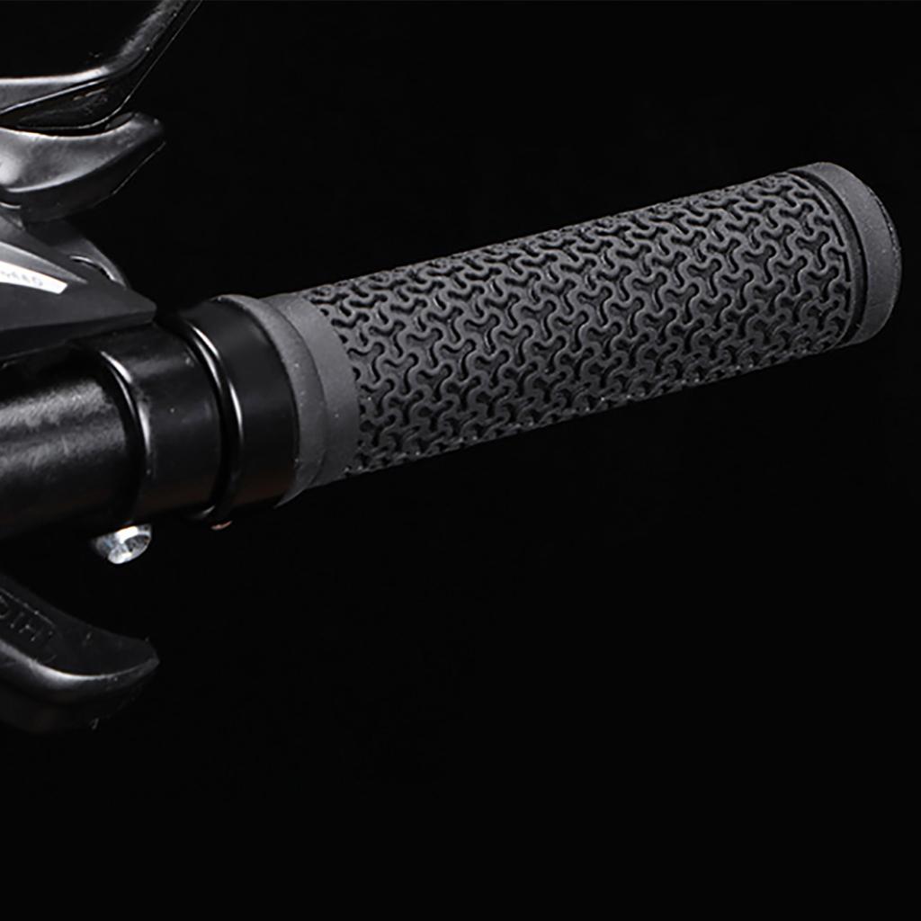 Aluminum Alloy Locks-on Mountain Bike Grips Foldable Bicycles Grips Clamp Grips Ergonomic Designs Bike Handlebar Grips