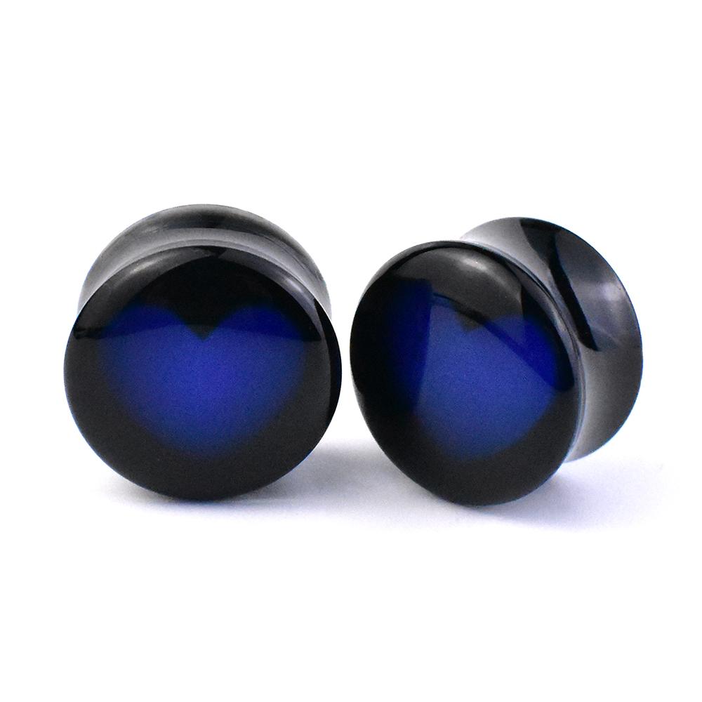 6-42mm Glow In the Dark Acrylic Ear Gauges Tunnels and Plug Luminous Ear Expander Studs Stretching Ear Piercing Earring