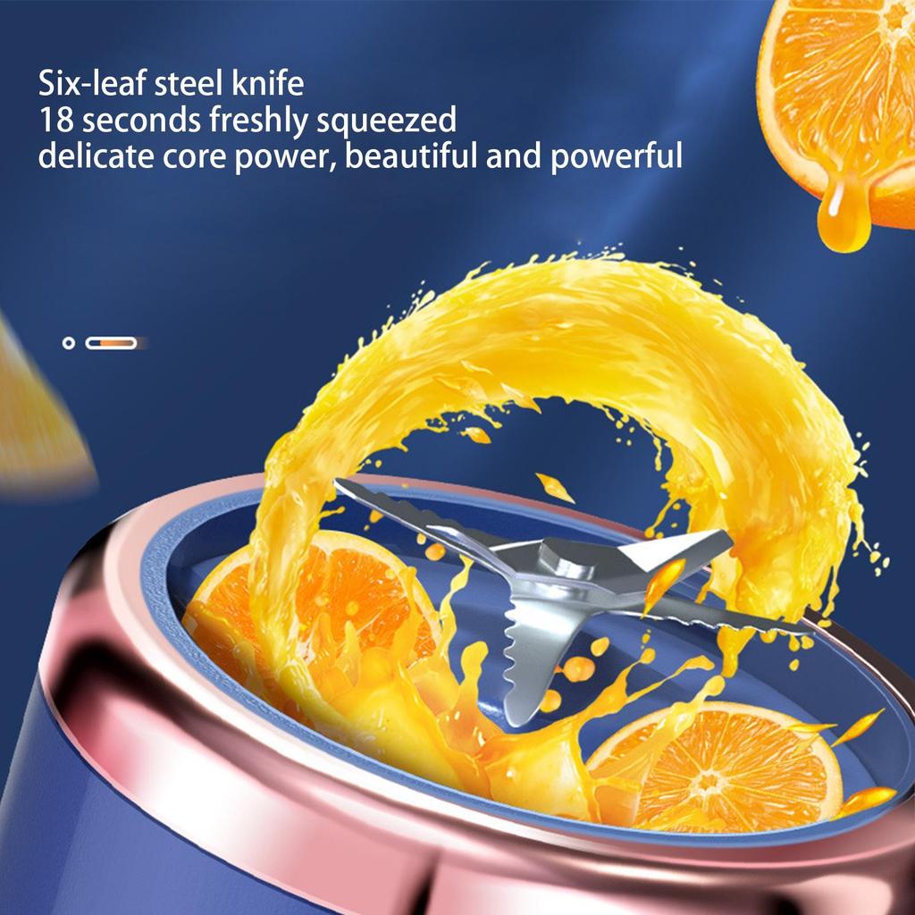 Portable Blender Electric Juicer Rechargeable Fruit Mixers USB Rechargeable Smoothie Mini Blender Multifunction Juice Maker