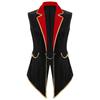Womens Circus Ringmaster Costume Sleeveless Blazers Jacket Coat Christmas Halloween Carnival Cosplay Costume