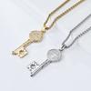 Jewelry Stainless Steel Key Necklace Personalized Titanium Steel Pendant Sweater Chain Pendant