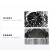 Casio EDIFICE Waterproof 100 Quartz Movement Stainless Steel Strap Japanese and Korean Watch Men's Watch Black Dial EFR-571D-1AVU