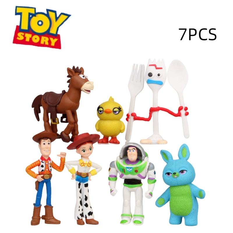 Cartoon Toy Figure From Toy Story Woody And Jessie Cake Decoration