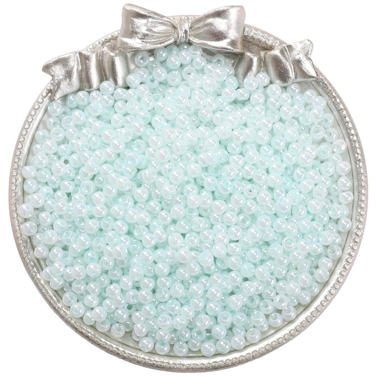 

4 мм бусины-россыпи из циркониевого крема «макарон» для самодельных украшений и вышивки крестиком 170 pieces светло-синий