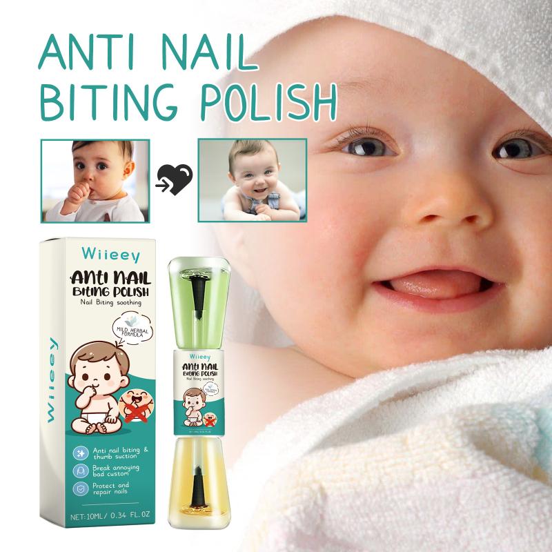 10Ml Bitter Nail Water Kids Anti-Biting Nail Polish Liquid Natural Plant Extracts Nail Care Tool For Borns Kids Teens