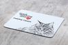 Maine Coon - Art-Dog markasından baskılı mouse pad, kişiselleştirilmiş kedi pedi, ofis çalışanı için benzersiz alet
