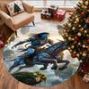 Avatar Pattern Round Rug, Indoor/Outdoor Mat, for Picnic, Gameroom, Bedroom, Office, Living Room, Home Decor Carpet, Birthday Gift