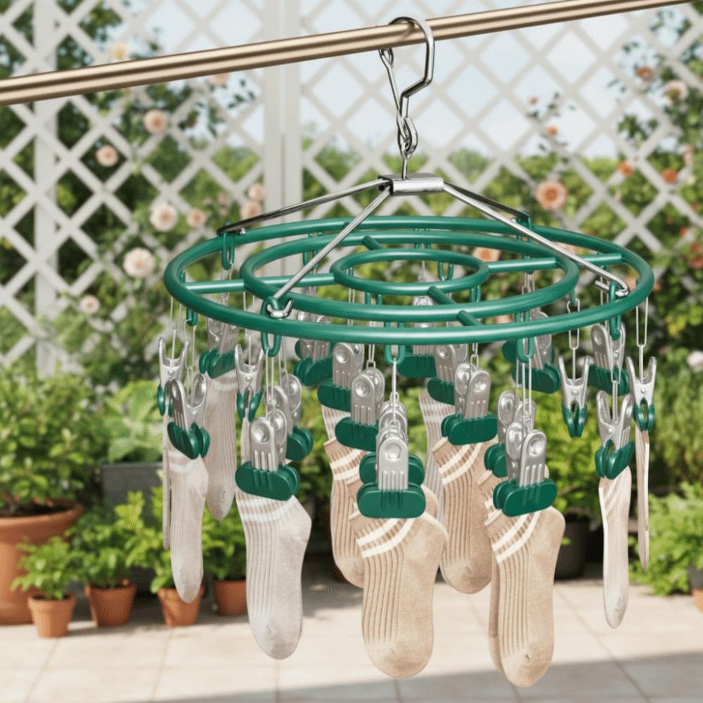 8/18/24 Clips Underwear Socks Holder Rust-Resistant Laundry Clip  Drying Application