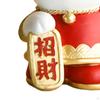Resin Cat Statue Figurine Sculpture Jewelry Plate Storage Holder Desktop Serving Tray for Countertop