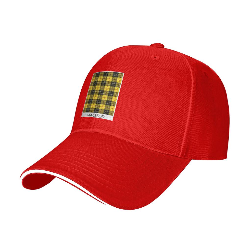 Clan MacLeod Tartan Cap Casual Baseball Caps Adjustable Hat Hip Hop Summer Unisex Baseball Hats Customizable Polychromatic