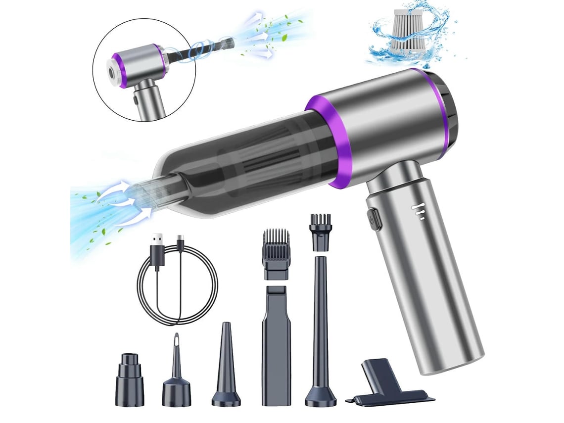 

Cordless Handheld Vacuum, 18KPA 3-in-1 Car Vacuum & Air Duster for Pet Hair & Keyboard