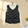 Winter new lamb wool vest women's thickened short warm inner with sleeveless coat slim and thin mother outfit