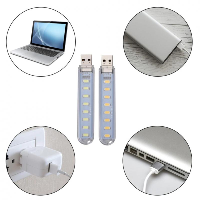 Portable LED Lights USB Night Light Room Decor Mini Table Desk Lamp Flashlight For Power Bank Laptop Camping Reading Lightiing
