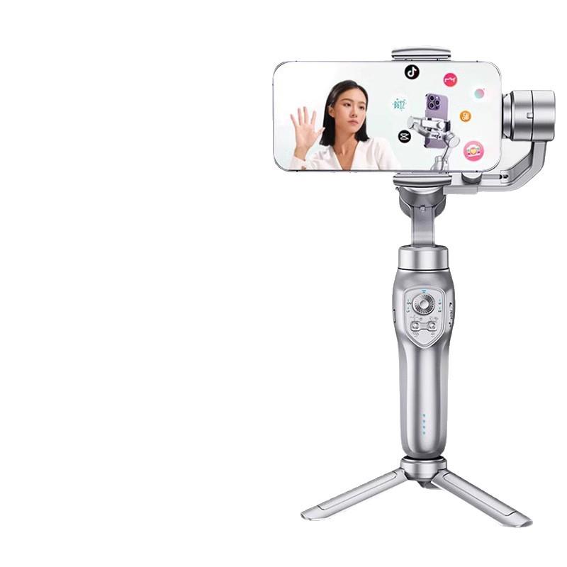 

Anti-Shake Mobile Gimbal: Handheld Stabilizer for Live Streaming and Vlog with Auto Tracking