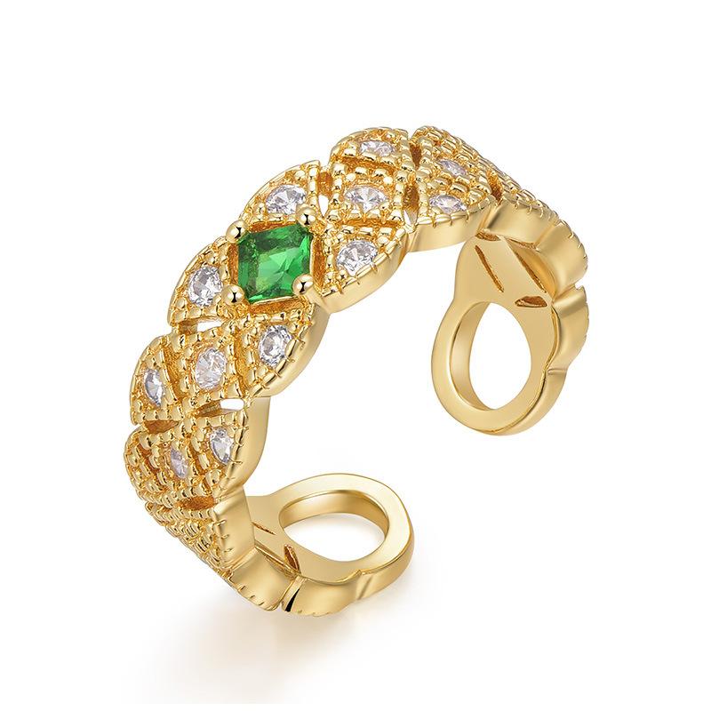 Wide Ring, Black Gold Ring, Cold Wind Niche Design, High-End Personality, Trendy And Cool Female, Dark Wind Butterfly Open Ring Adjustable opening