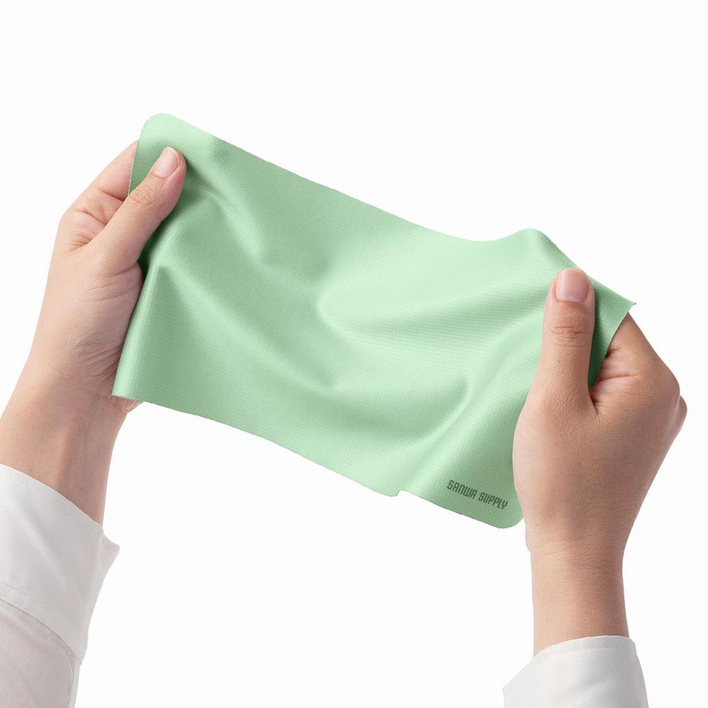 Sanwa Supply Mouse Pad for Laptops 3-Way (Green) MPD-NOTE3G