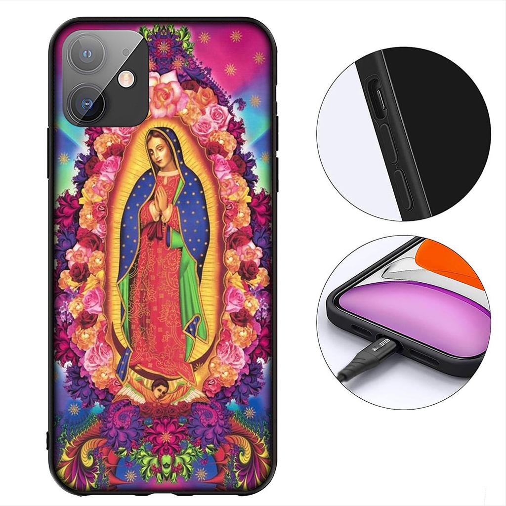 Virgen de Guadalupe Phone Case for Samsung Galaxy S22 S21 S20 FE Ultra Plus A35 A36 A37 A33 A34 A04 A71 Protective Cover