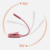 Portable Mini LED Book Night 3 Light Color Adjustable Brightness Clip-On Study Reading Lamp For Travel Bedroom Reading
