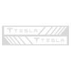 ELSUM1 2pcs Car Stripe Racing Strips Rear View Mirror 3D Stickers for Tesla Model 3 2021 S X Y Coil Mod WYE K80 Style Roadster Hub Caps