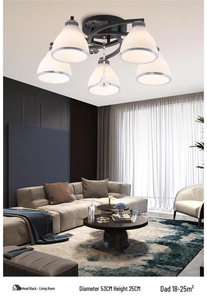 Nordic Modern Three-Head Chandelier: Stylish Creative Lighting Fixture for Bedroom or Restaurant
