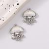5pcs Cute Crystal Jellyfish Pendant Charms for Jewelry Making Necklace Earrings Bracelet DIY Handmade Accessories