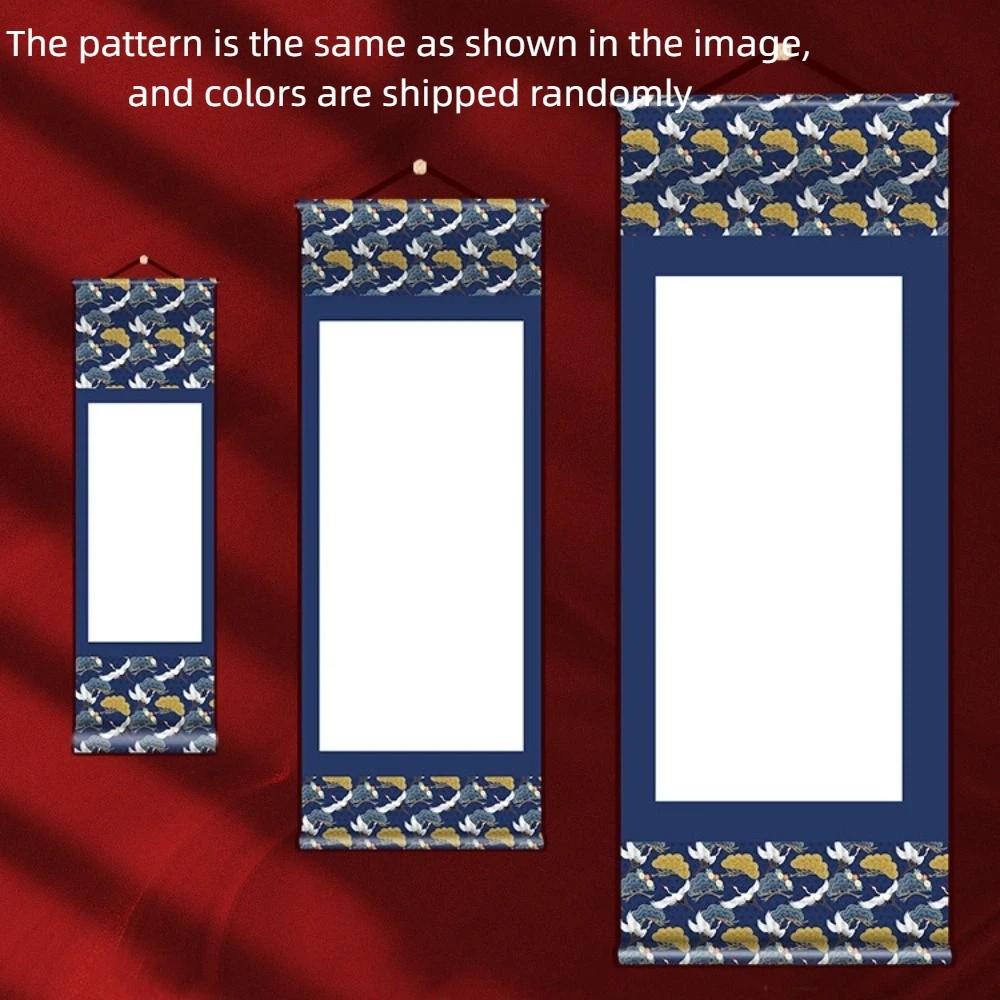 Painting Drawing Paper Blank Hanging Blank Scroll Calligraphy Paintings Mounting Scroll  Buddhists