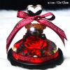Valentines Day Gift for Girlfriend Eternal Rose LED Light Flower In Glass Cover Mothers Day Birthday Party Wedding Decoration