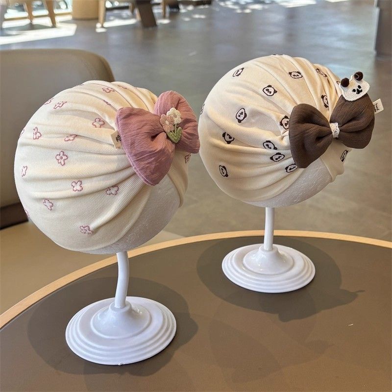 Baby Herbst Winter Schmetterling Schleife Mütze Mit Atmungsaktiver Wärme Für Neugeborene